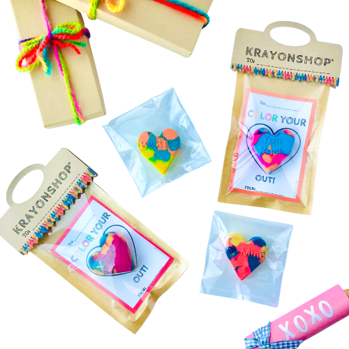 Heart Crayon Party Pack