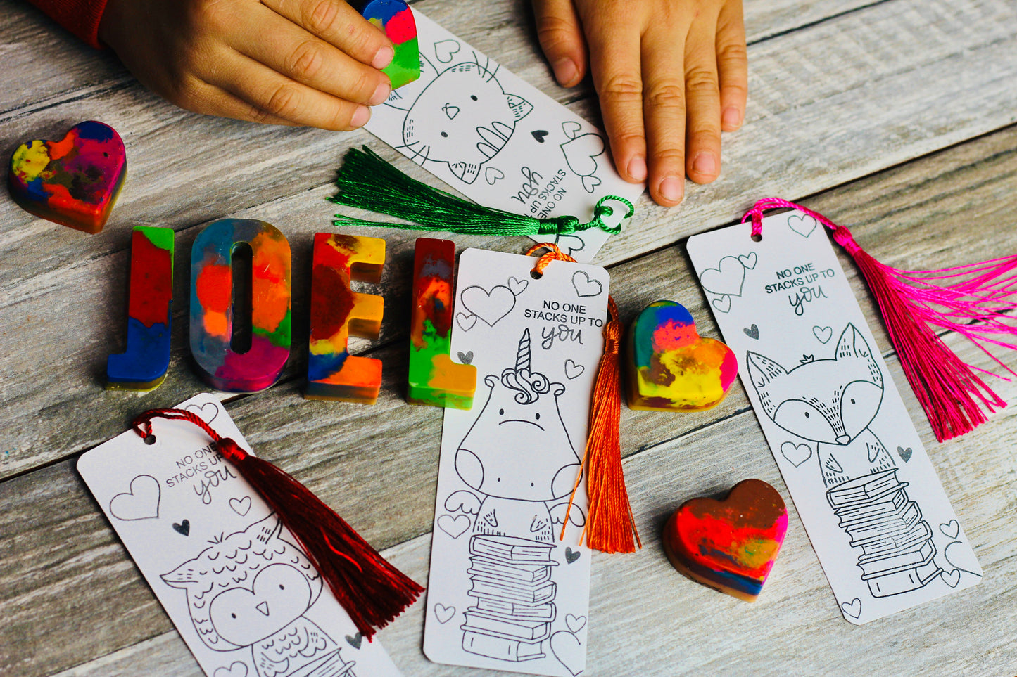 Heart Crayon Packs