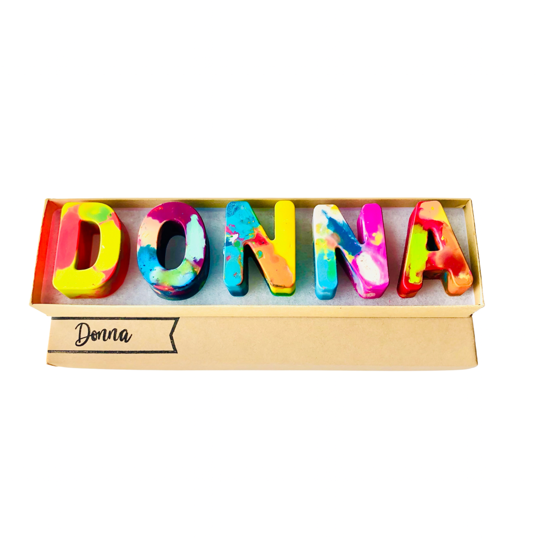 Custom Name Crayons | Rainbow Crayons