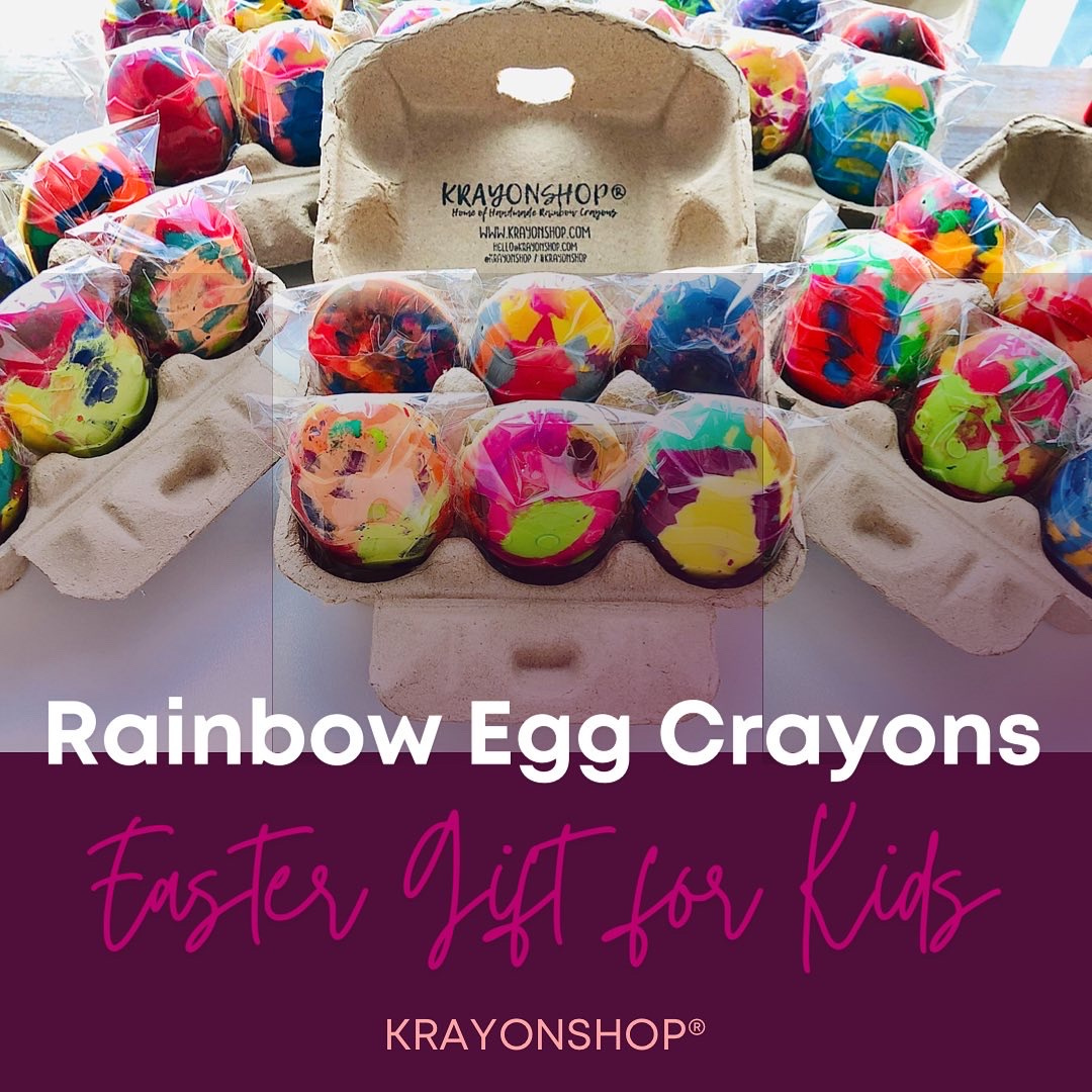 Easter Egg Crayon Gift Set for Kids