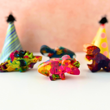 Chunky Rainbow Crayons Dinosaur Theme