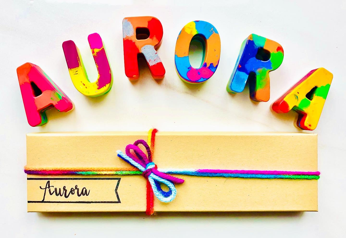 Custom Name Crayons | Rainbow Crayons